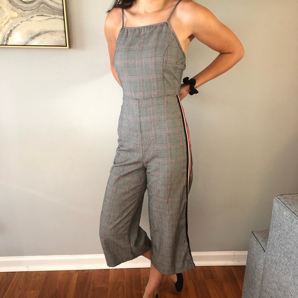 Houndstooth Jumpsuit - Picture 2 of 4